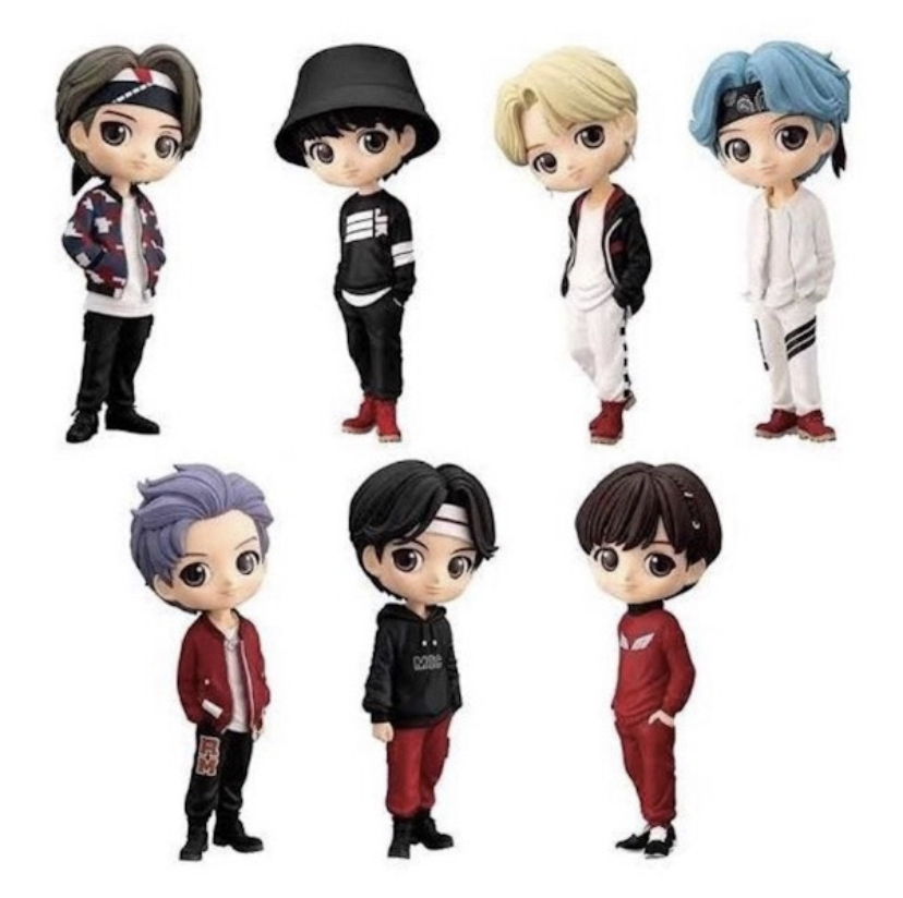 Set Bangtan Boys Grupos Figuras De Acción Bts Juguete 7 Unidades 15cm