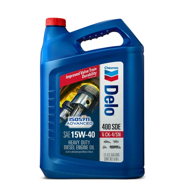 Aceite para motor Chevron havoline Delo 400 SDE 15W40 CK-4, jarra de 2.5 galones