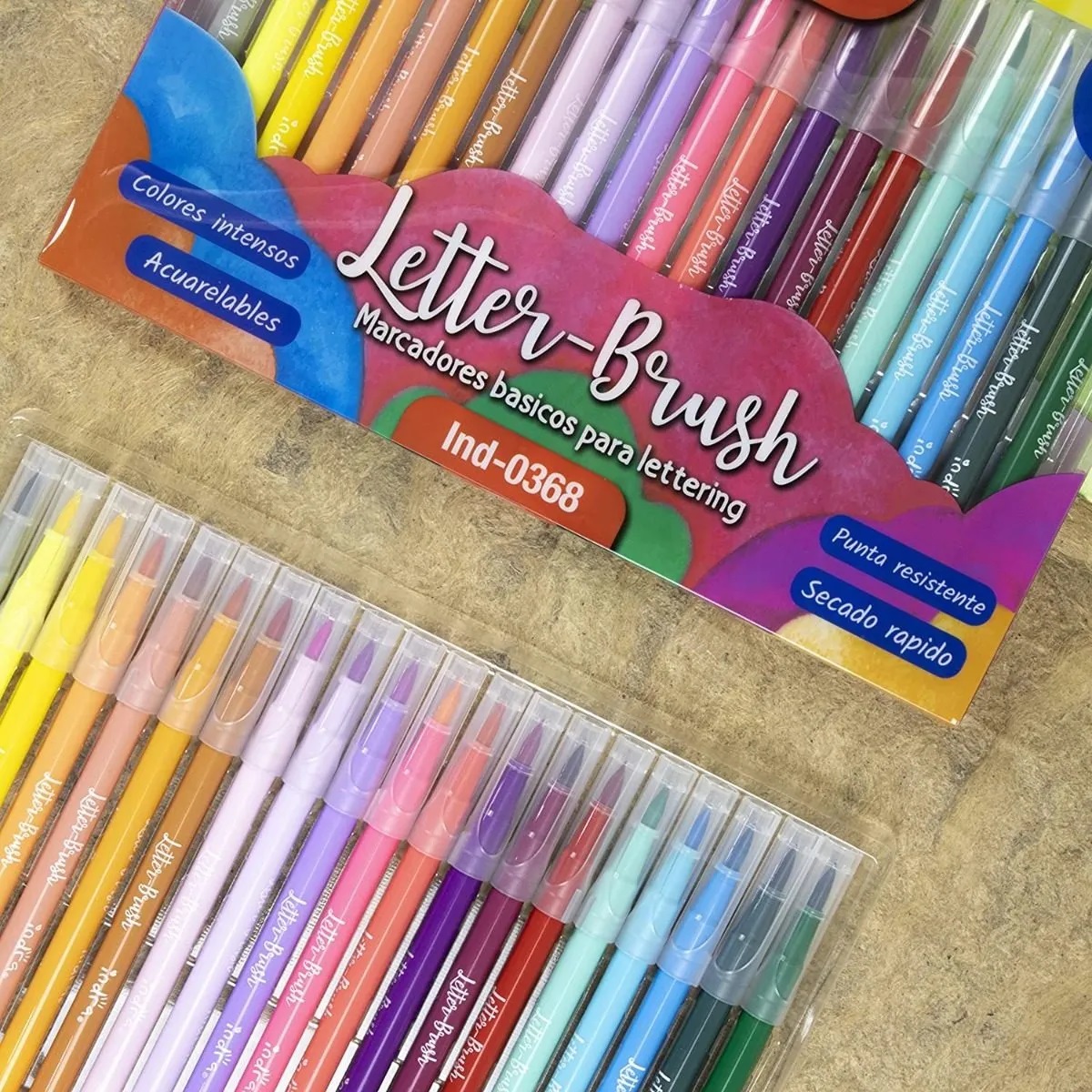 Kit de marcadores basicos para lettering 