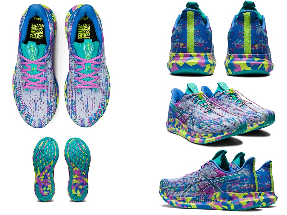 TENIS ASICS MUJER NOOSA TRI 14 STANDARD 1012B208 + CALCETAS DE REGALO.