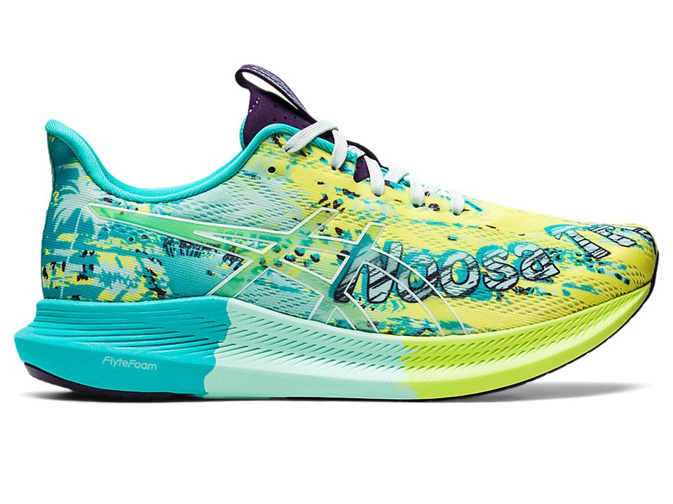 TENIS ASICS MUJER NOOSA TRI 14 STANDARD 1012B208 + CALCETAS DE REGALO.