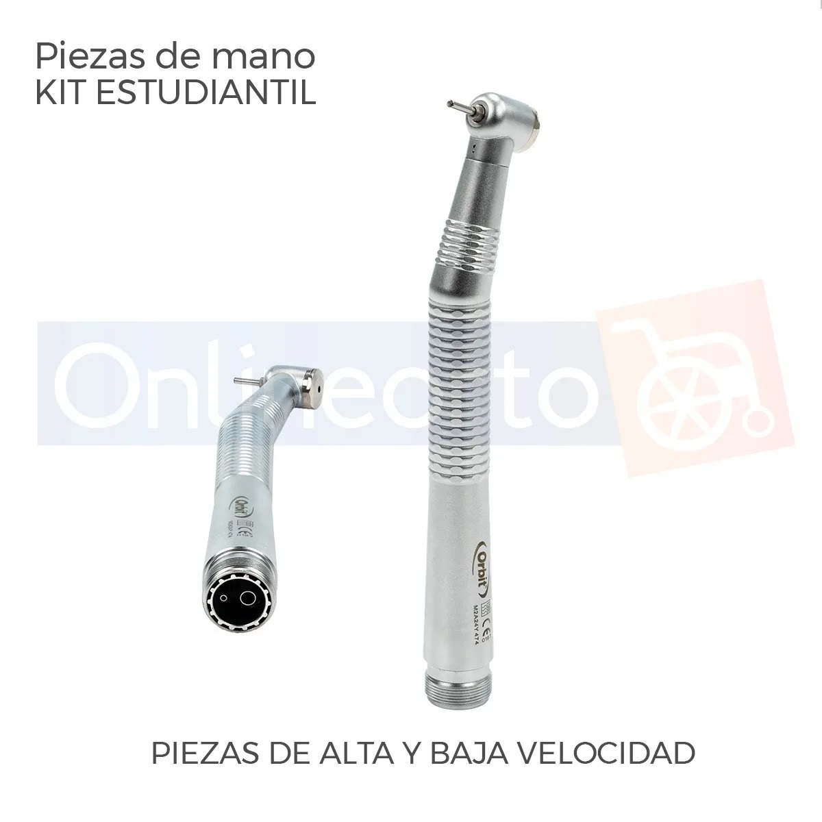 Kit Estudiantil Piezas De Alta Y Baja Velocidad Dental