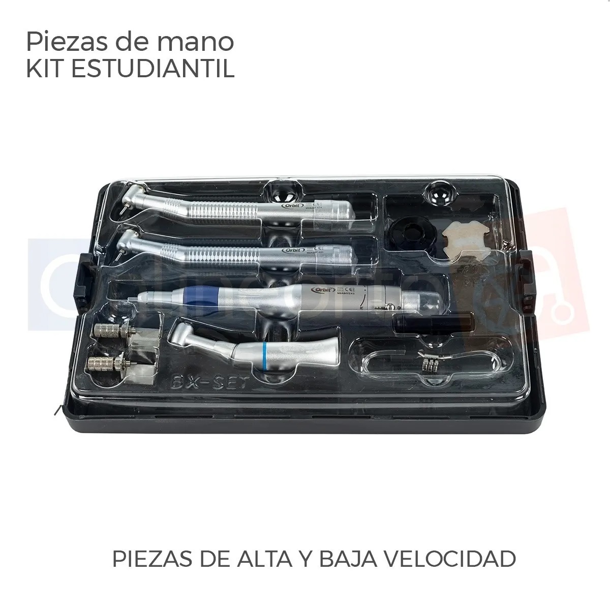 Kit Estudiantil Piezas De Alta Y Baja Velocidad Dental