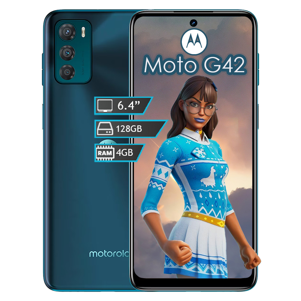 Celular Motorola Moto G42 Dual Sim 128GB 4GB RAM - Verde
