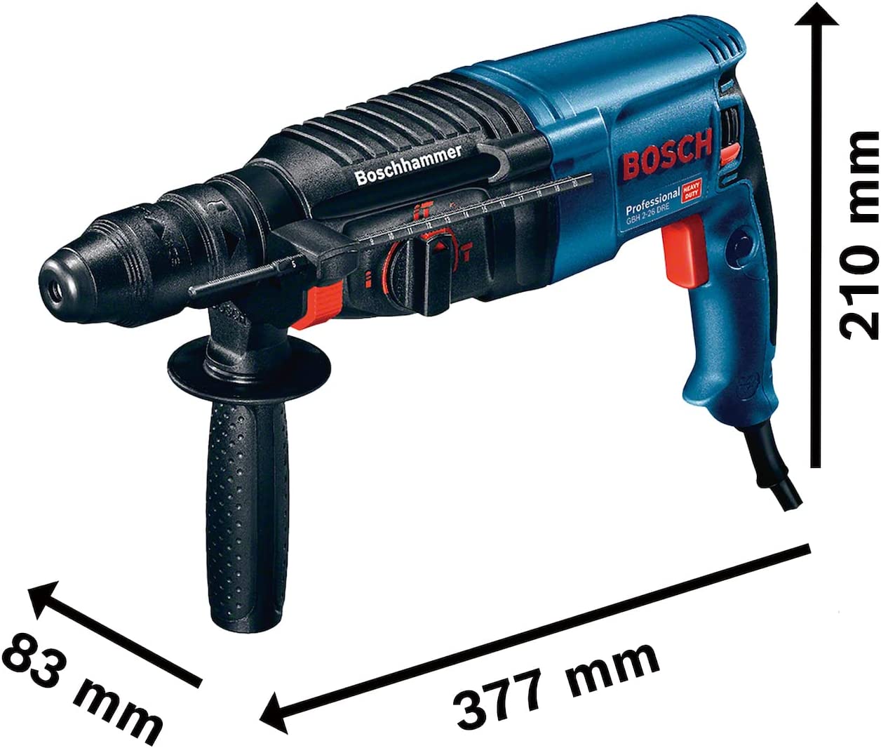 Martillo perforador con SDS-plus  GBH 2-26 RE Professional