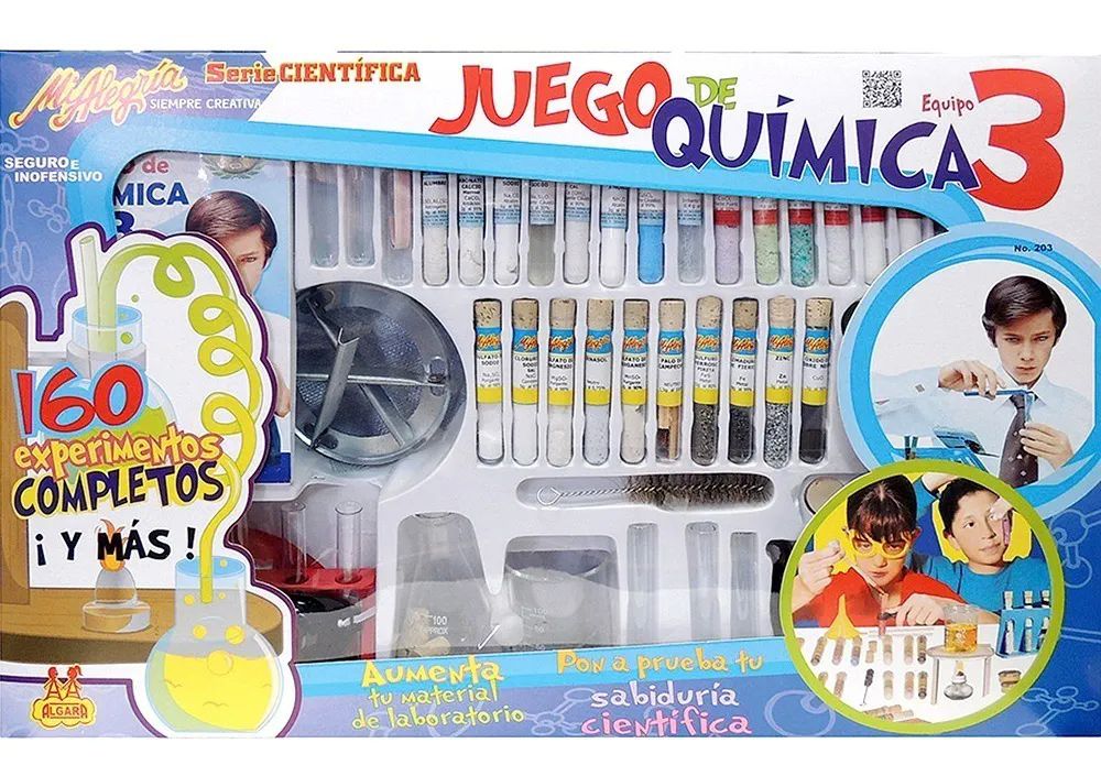 Juego de química equipo 3 grande Mi Alegría