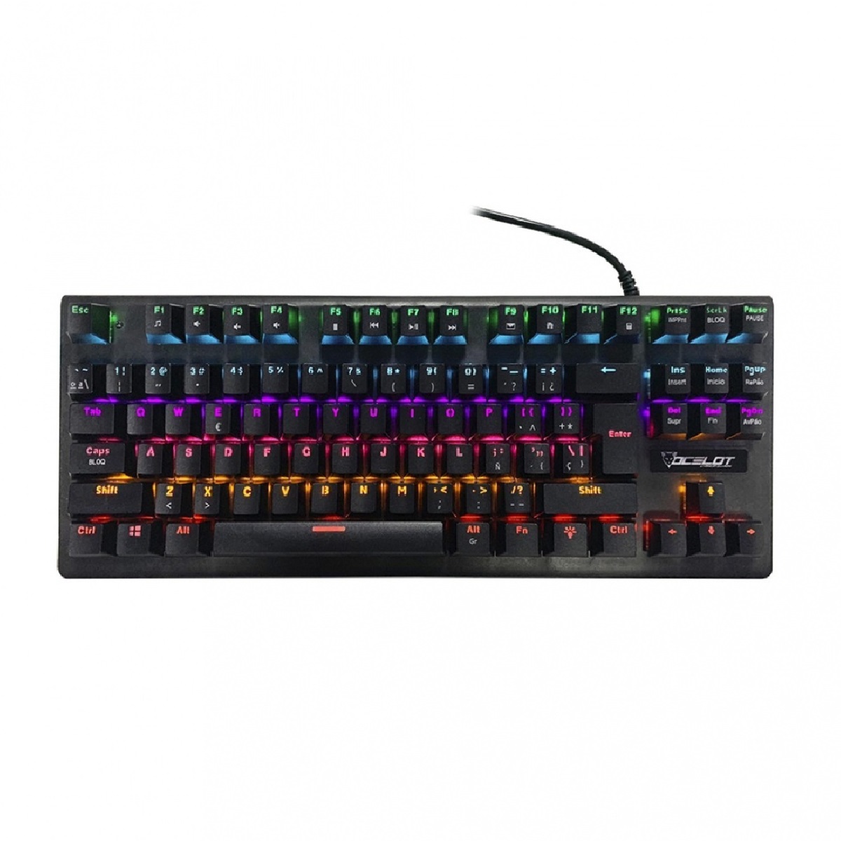 Teclado Mecánico Ogmk02 Ocelot Rgb Switch Azul 