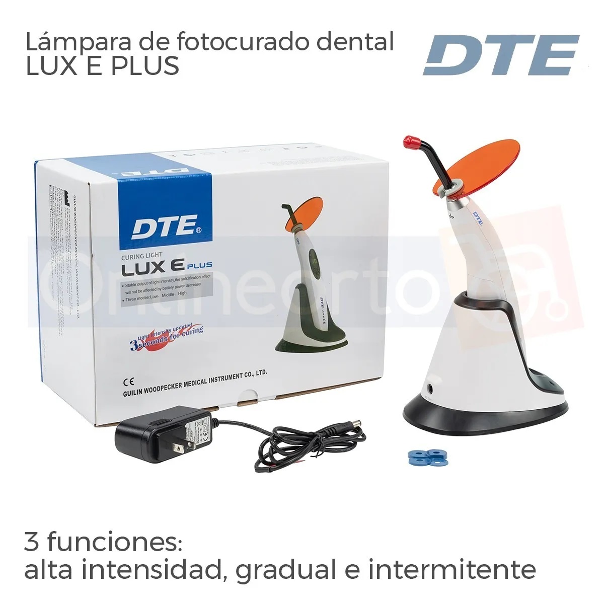 Lámpara Fotocurado Resinas Dental Inalámbrica Lux E
