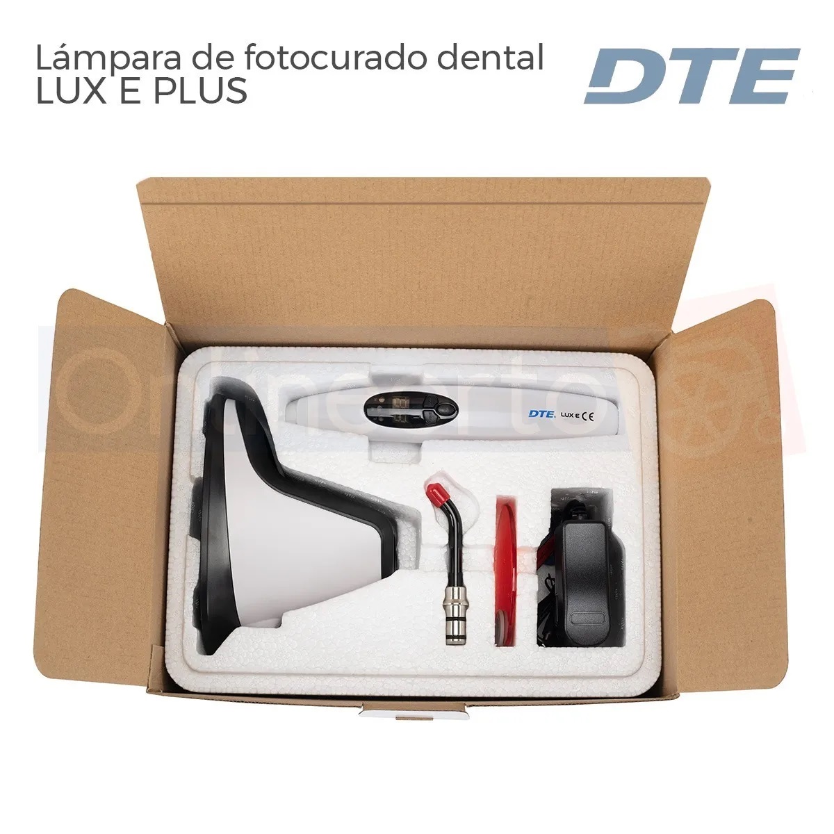 Lámpara Fotocurado Resinas Dental Inalámbrica Lux E