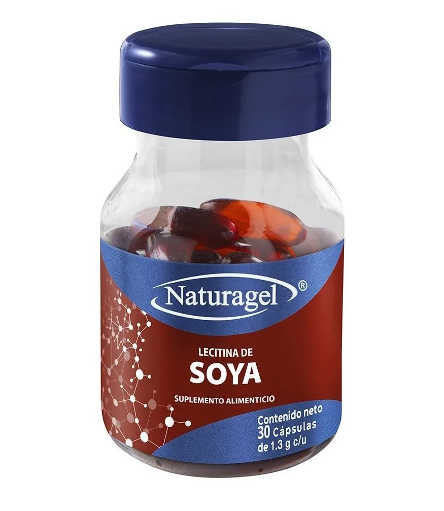 Naturagel Lecitina De Soya C/30 Cápsulas