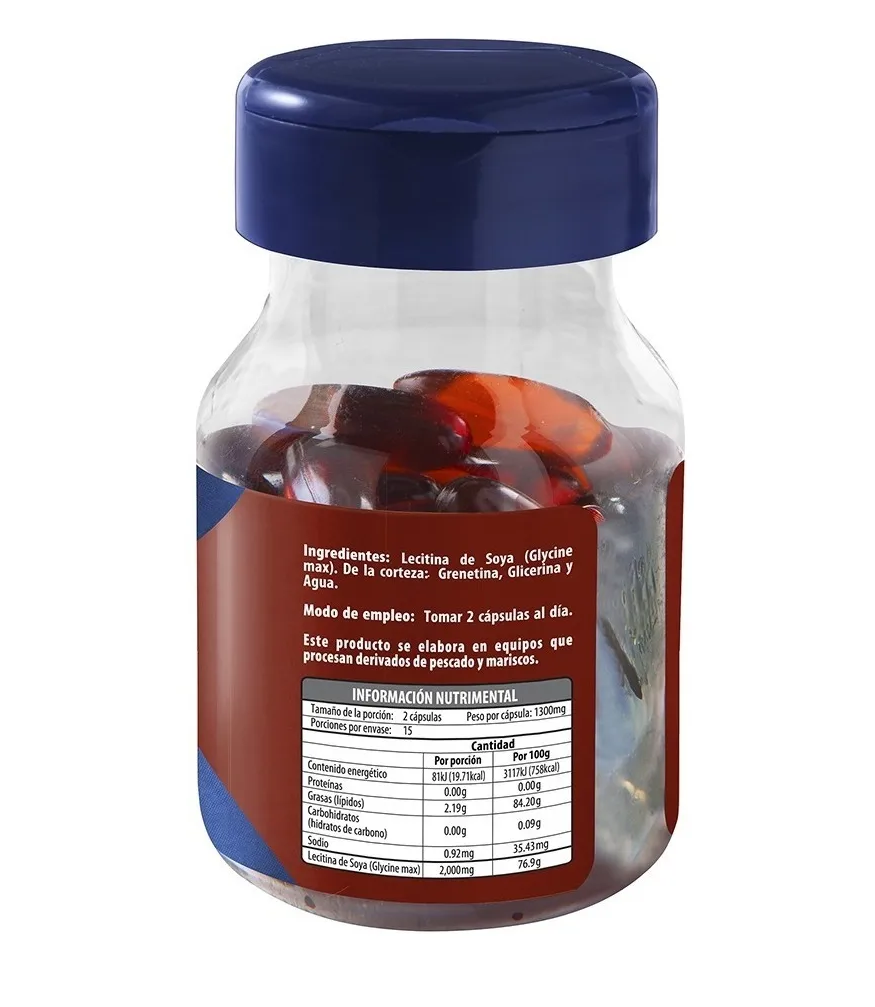 Naturagel Lecitina De Soya C/30 Cápsulas