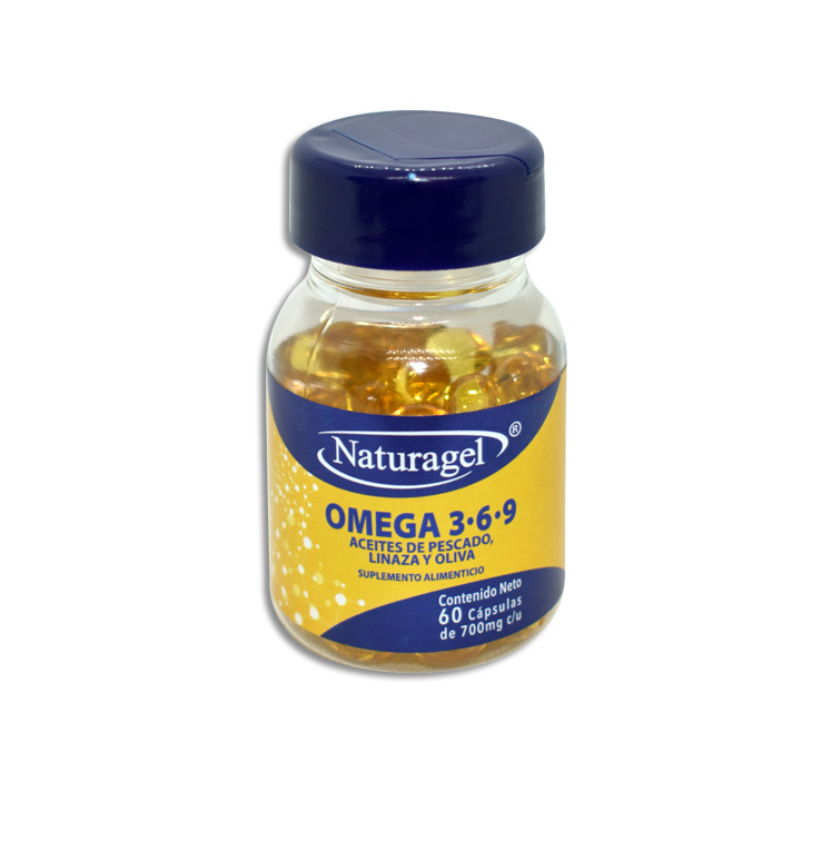 Omega 3, 6 Y 9 C/60 Naturagel Aceite Pescado, Linaza, Oliva