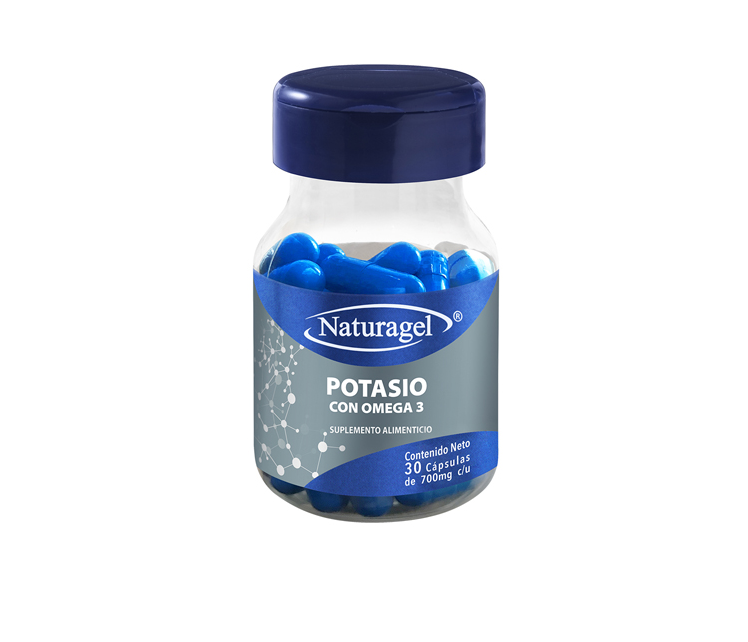 Naturagel Suplemento Potasio Omega-3 30cap