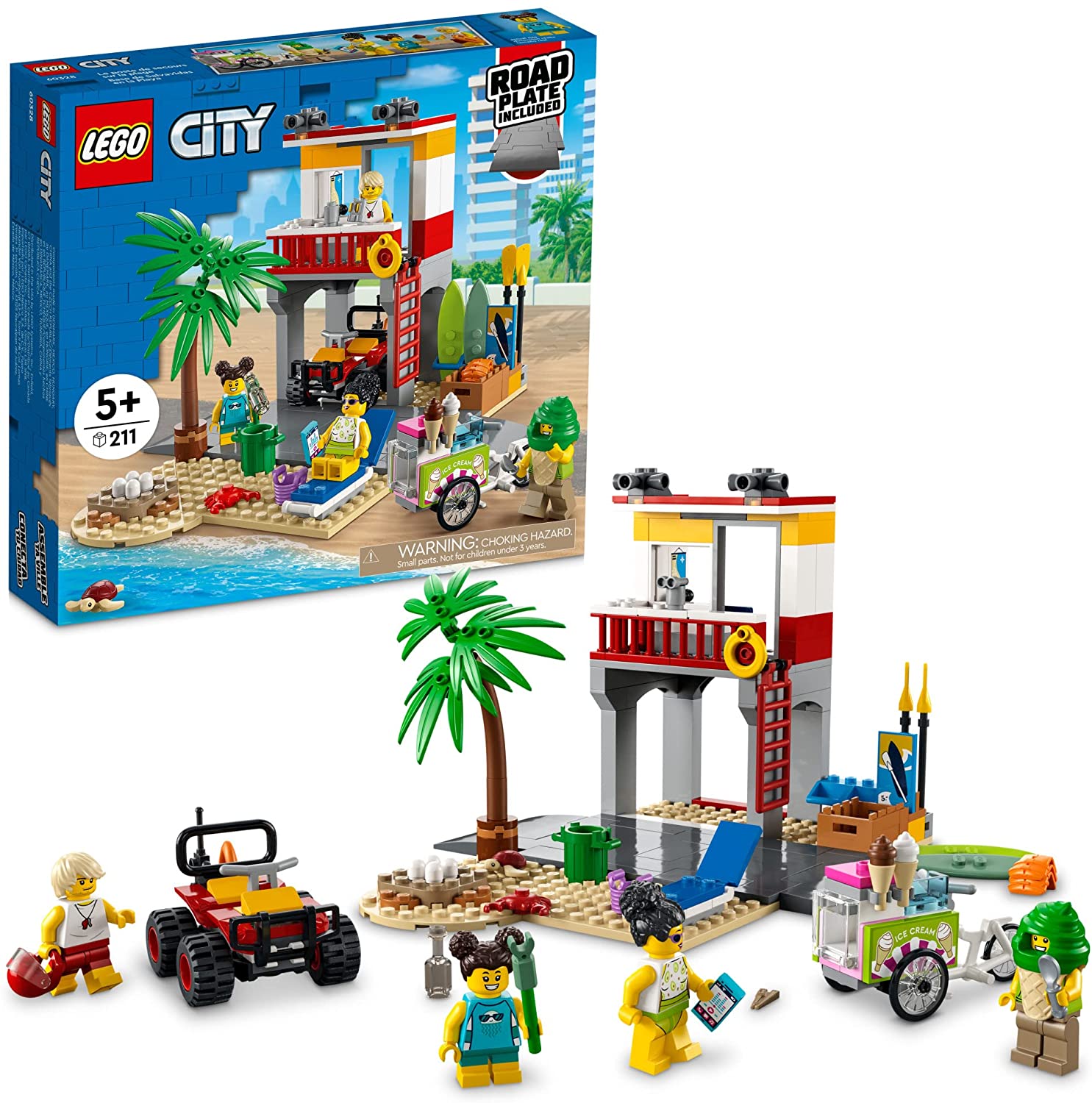 Lego City 60328 Base De Socorristas En La Playa