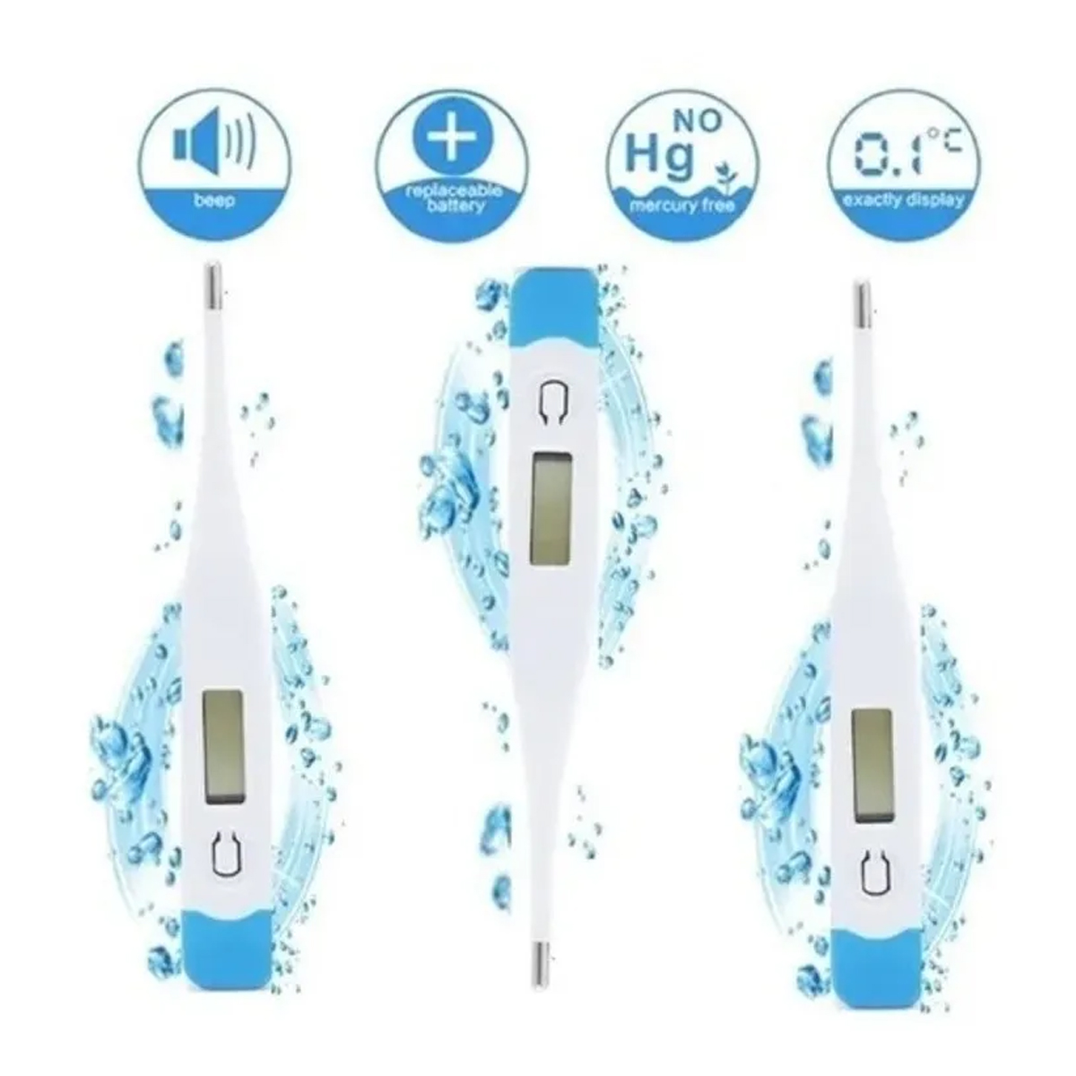 TERMOMETRO DIGITAL IR-200 Oral, Rectal, Axila