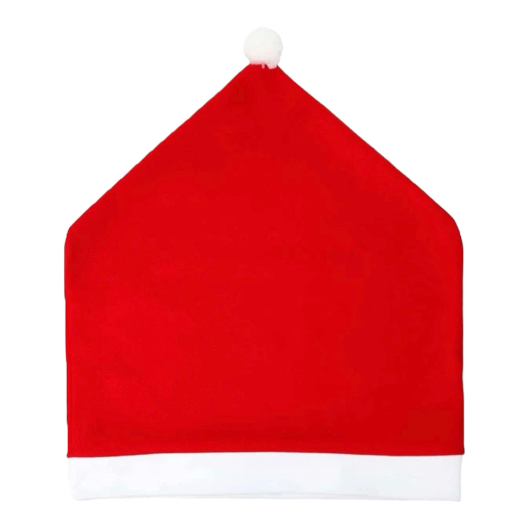 6 Fundas Para Silla Gorro Navideño Santa Claus Cuadrado