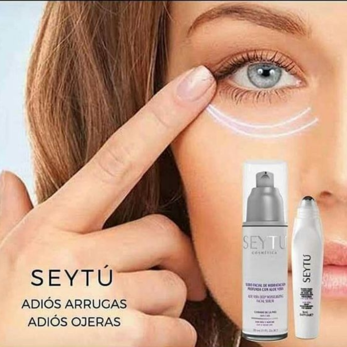 Seytú Suero para Contorno de Ojos de Hidratación Profunda con Aloe Vera