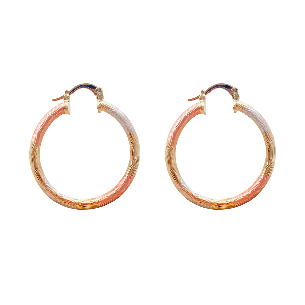 Arracadas Oro Angelus En Tres Colores 8203104