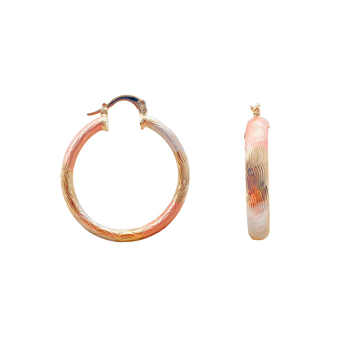 Arracadas Oro Angelus En Tres Colores 8203104