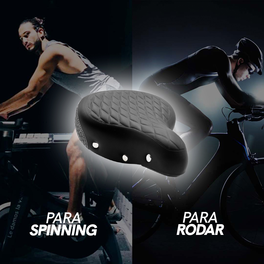 Asiento Bicicleta Montaña Ultra Confortable Negro