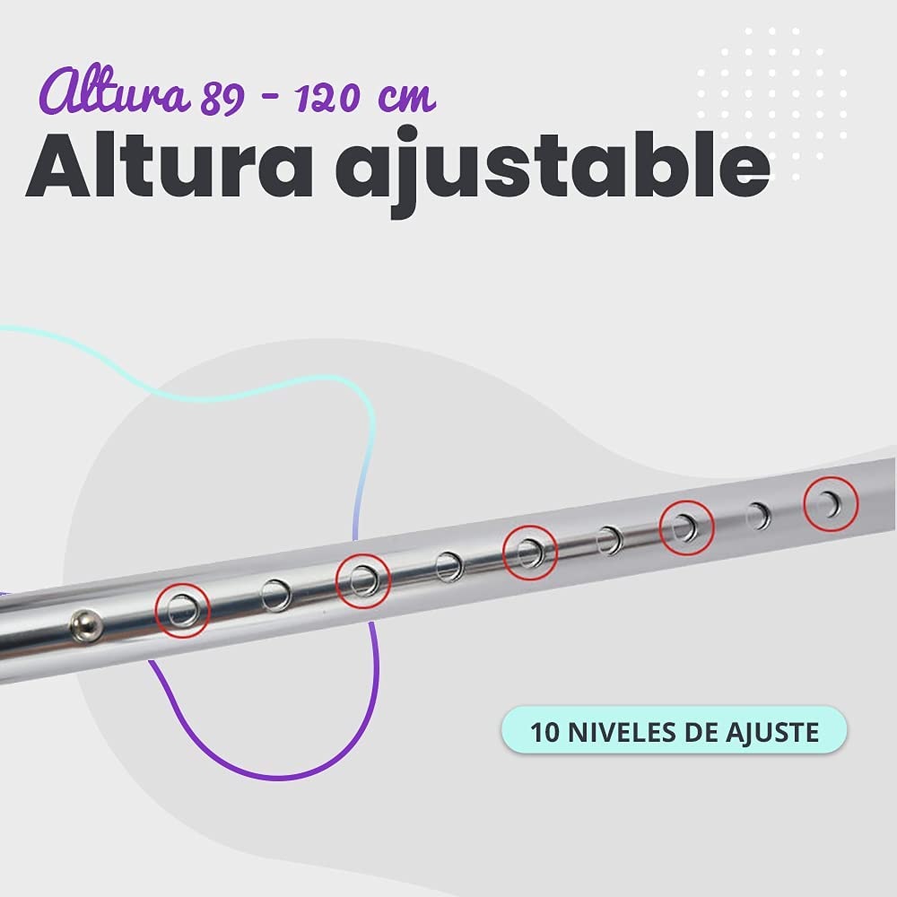Muletas de Antebrazo tipo Canadiense, Ergonómicas y Ajustables para Adulto en Resistente Aluminio Ultraligero capacidad 100 kgs