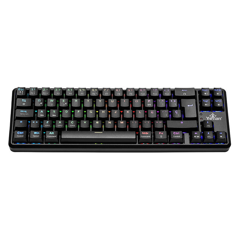 TECLADO GAMER YEYIAN YTM-28210B AKIL S3500 MECANIC SWITCH AZUL RGB
