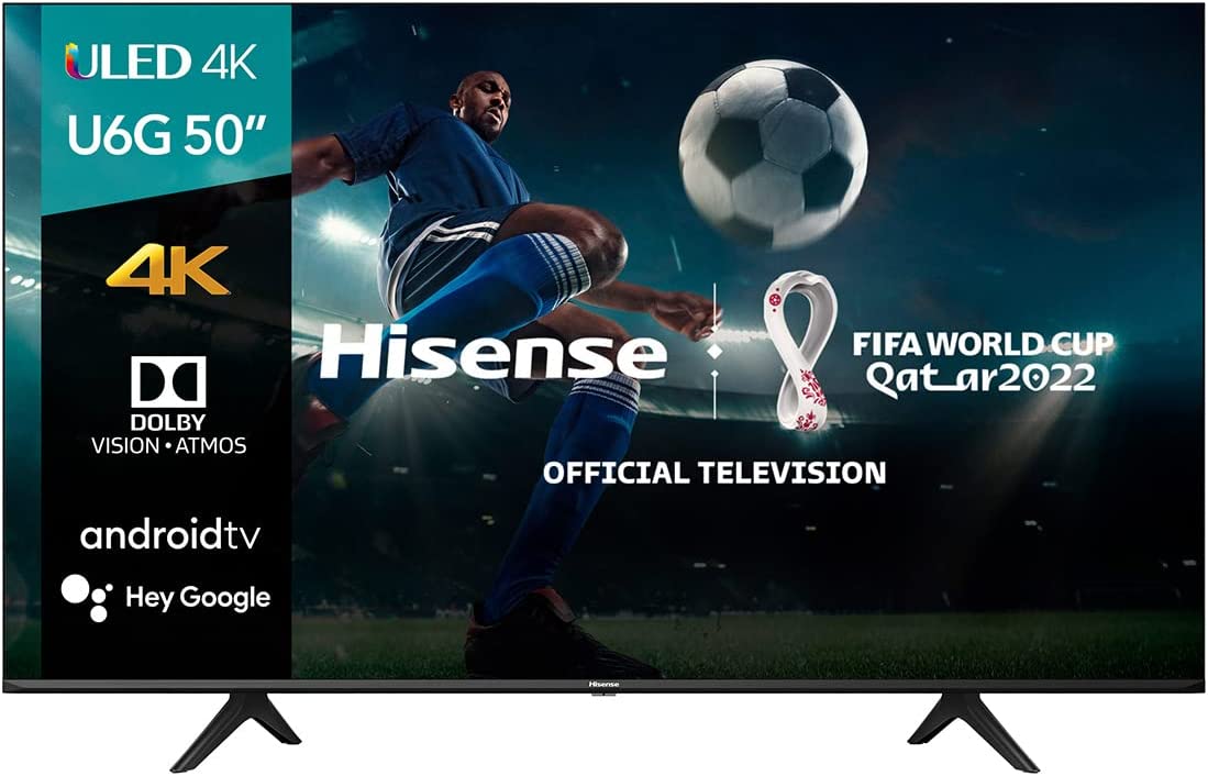 Pantalla Hisense 50" ULED 4K UHD Android TV 50U6H (2021)