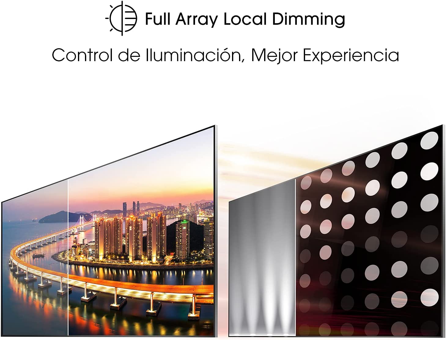 Pantalla Hisense 50" ULED 4K UHD Android TV 50U6H (2021)