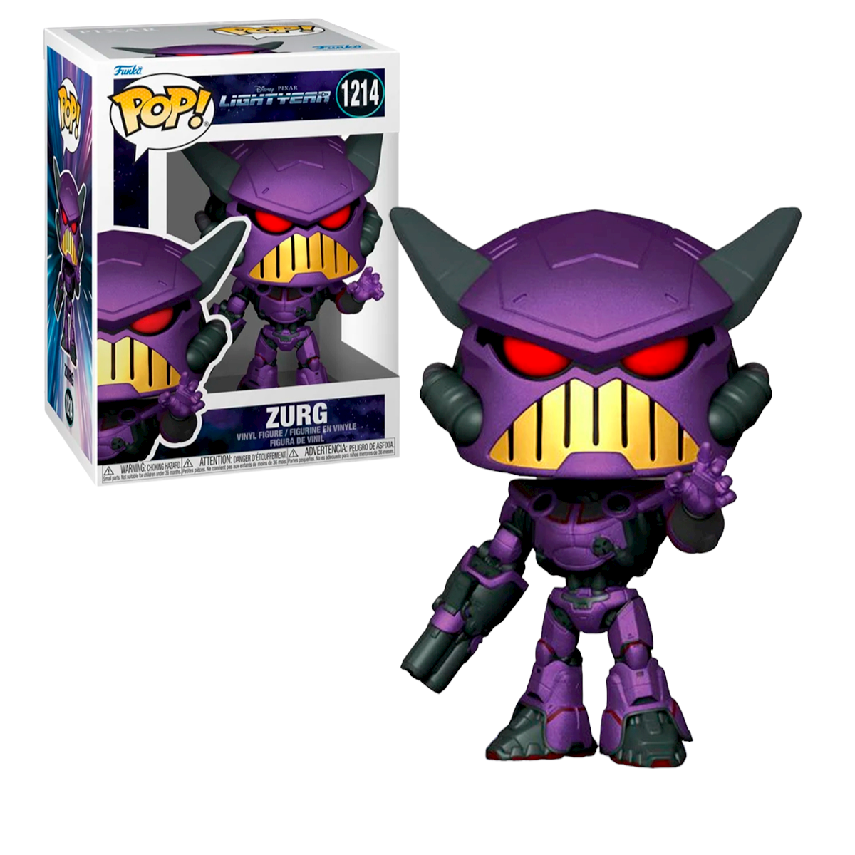 Funko Pop Zurg #1214 Figura Original con Protector de Acrilico