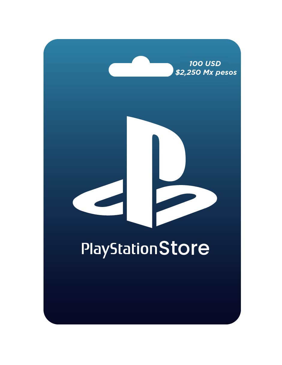 Playstation Store 100 USD $2050, tarjeta prepago, Pin Digital