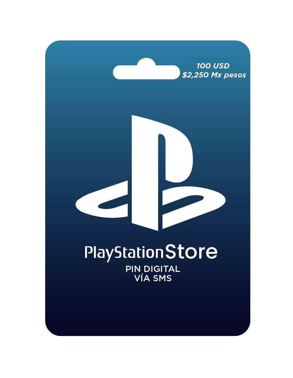 Playstation Store 100 USD $2050, tarjeta prepago, Pin Digital