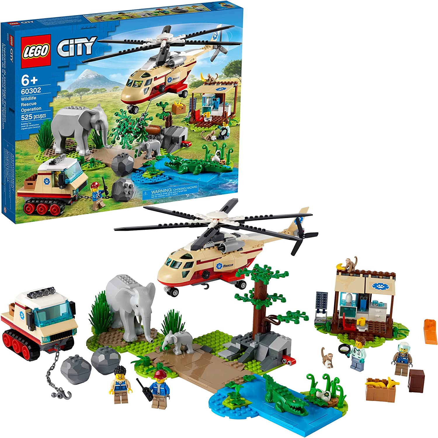 Lego City 60302 Rescate De La Fauna Salvaje: Operación