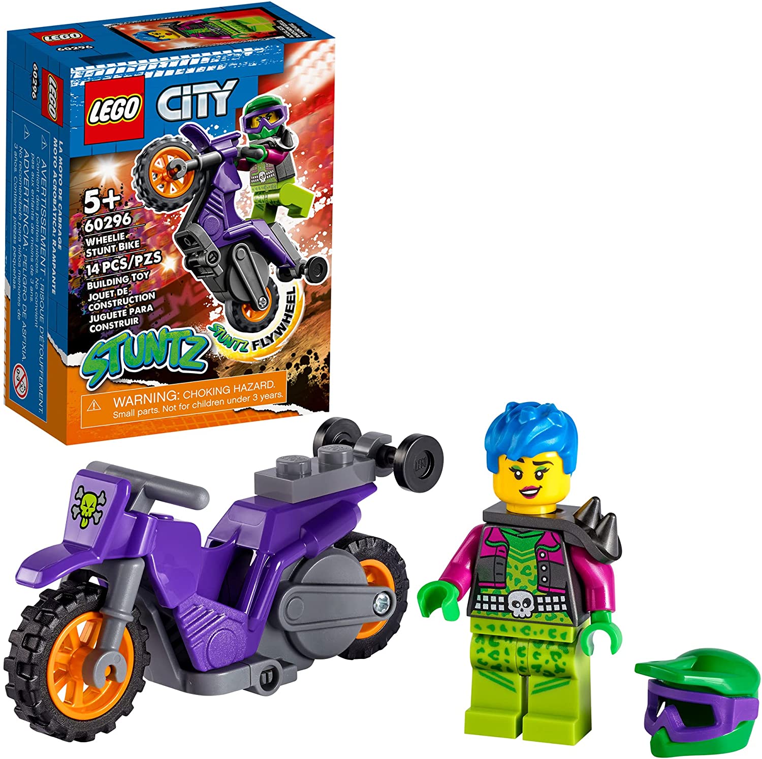 Lego City 60296 Bicicleta De Acrobacias Con Ruedas