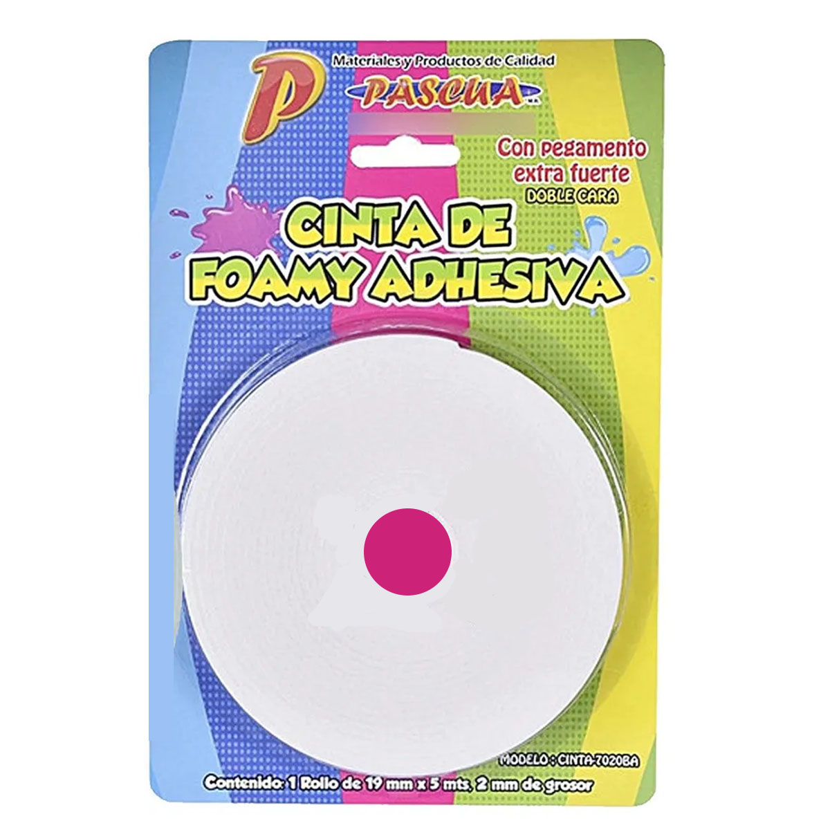 Cinta Adhesiva Foam Doble Cara Adhesiva Extra Fuerte Multi usos pared manualidades