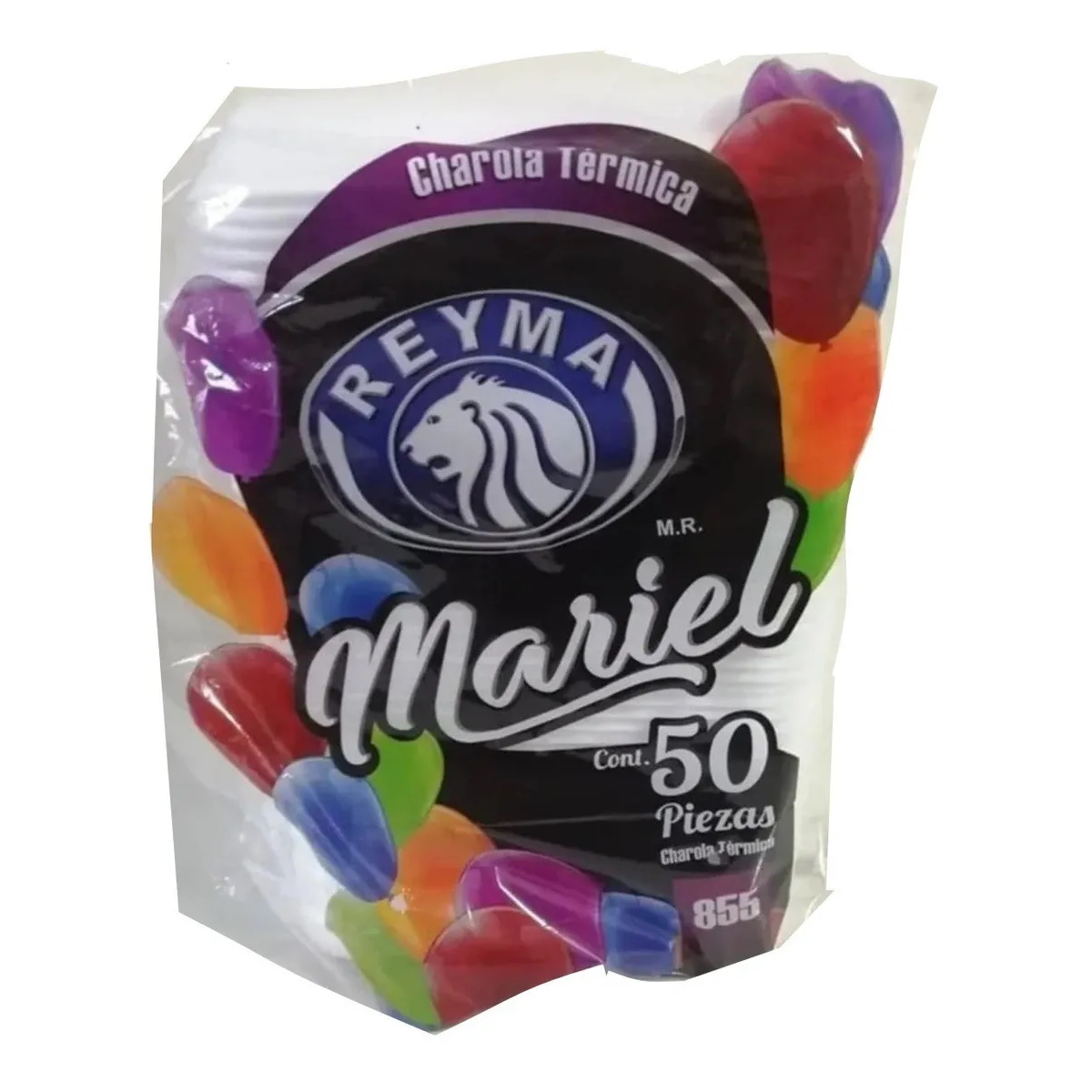 Desechable Plato Charola 855 Mariel Reyma