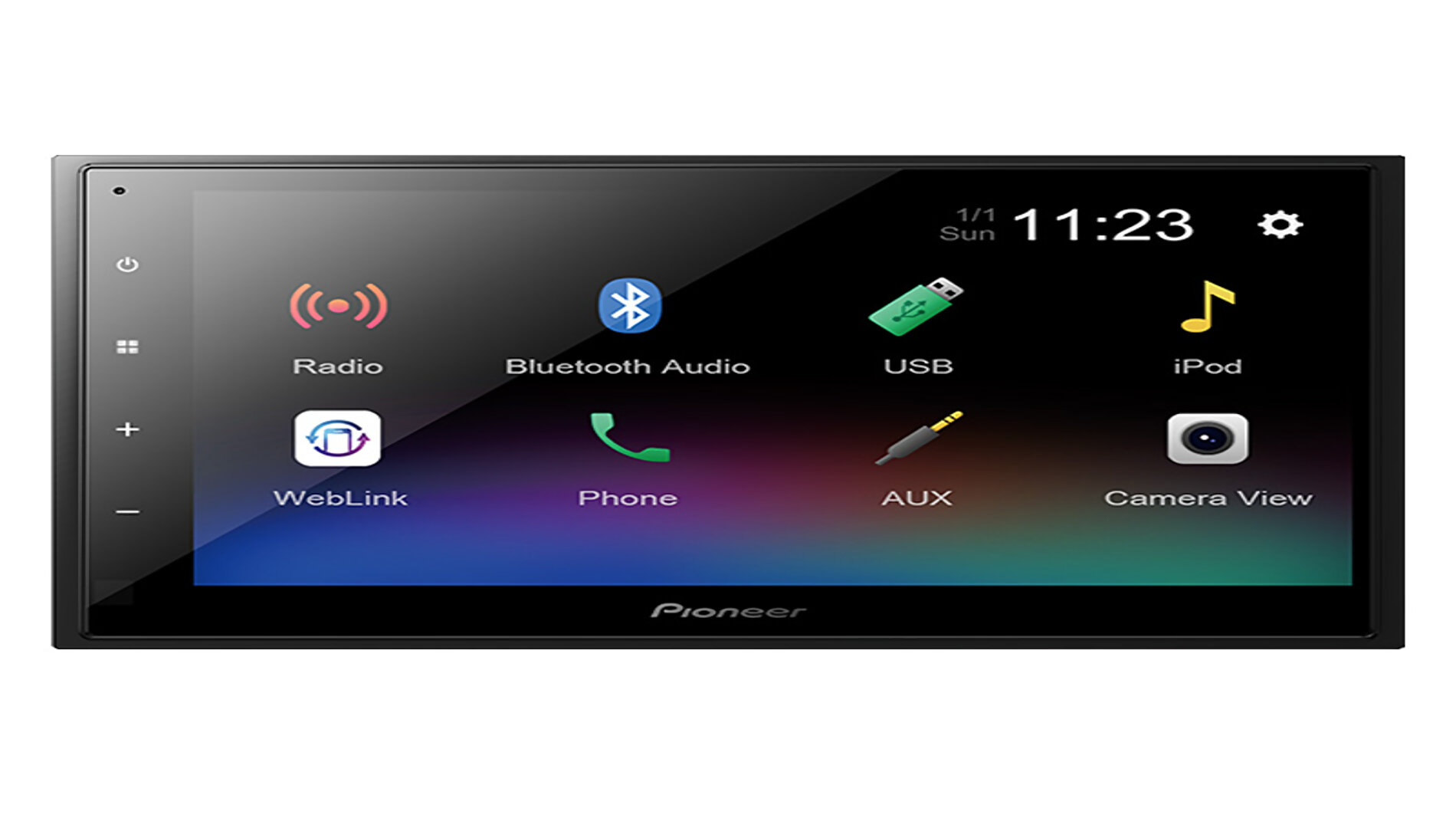 Auto Estéreo Pantalla Pioneer Dmh-a345bt Weblink Bt Usb