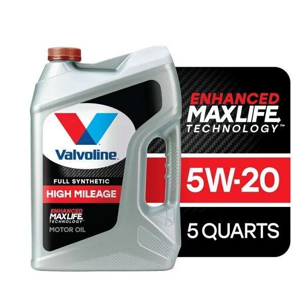 Valvoline Aceite de motor MaxLife 5W-20 totalmente sintético de alto kilometraje 5 QT
