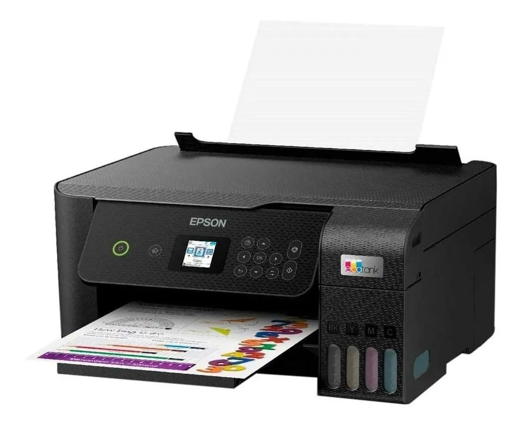 Impresora a color multifunción Epson EcoTank L3260 con wifi negra 