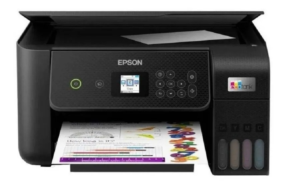 Impresora a color multifunción Epson EcoTank L3260 con wifi negra 