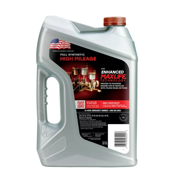 Valvoline Full Synthetic High Mileage MaxLife 0W-20 Motor Oil 5 QT