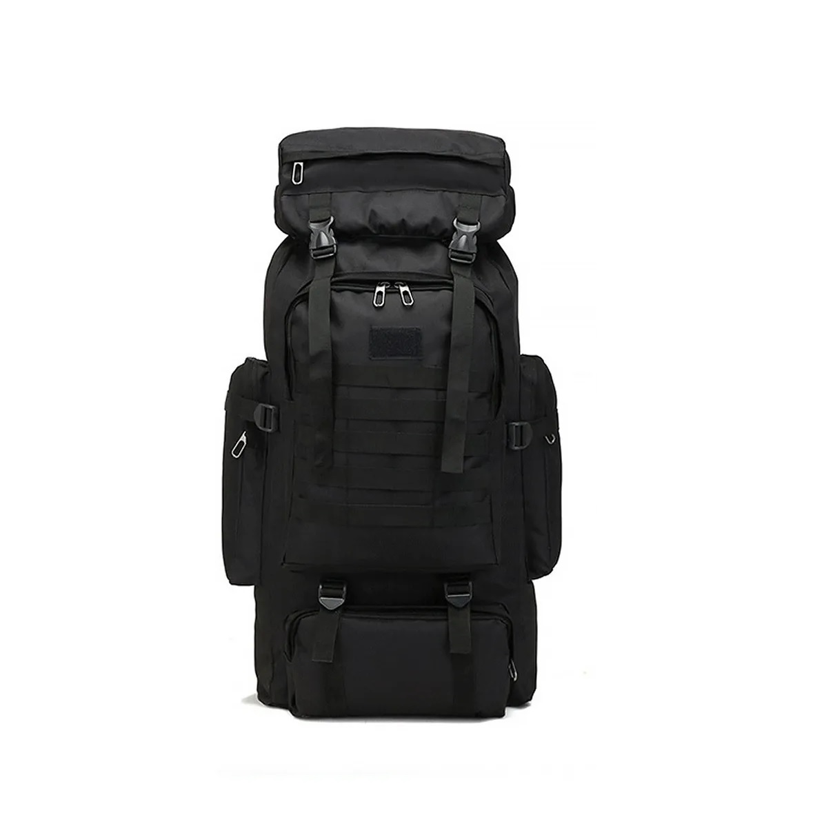 Mochila Tactica Militar 50l Montaña Resistente Negro