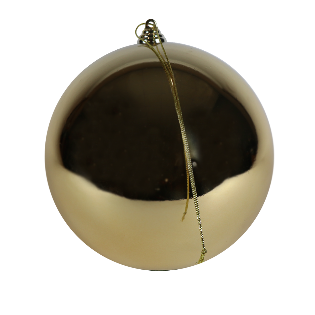 4 pack Esfera Navideña 20cm Dorado Brillante