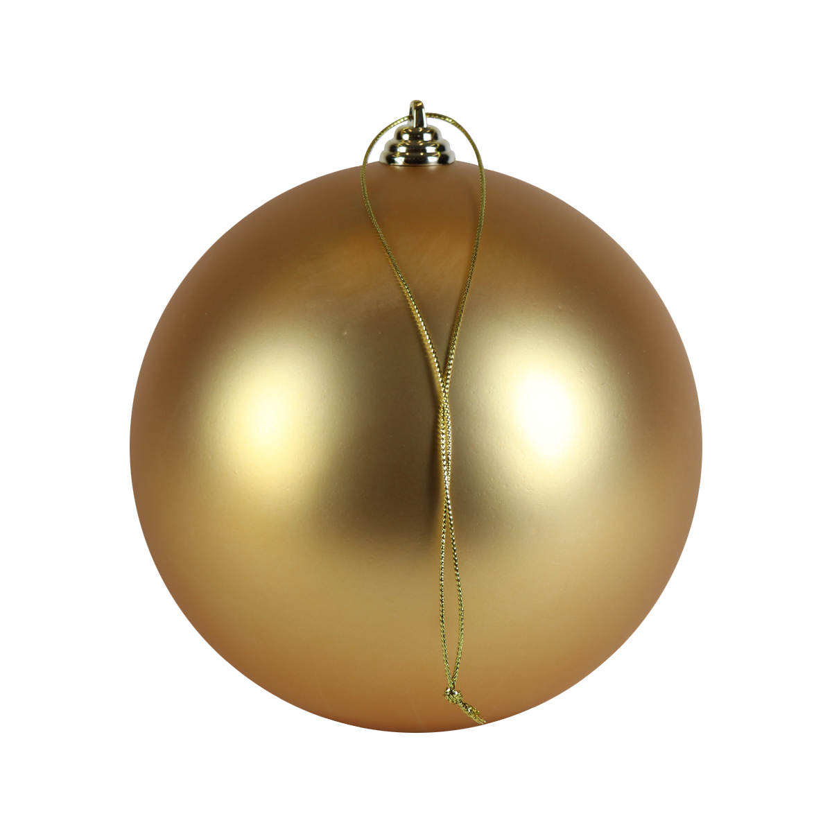 4 pack Esfera Navideña 20cm Dorado Brillante