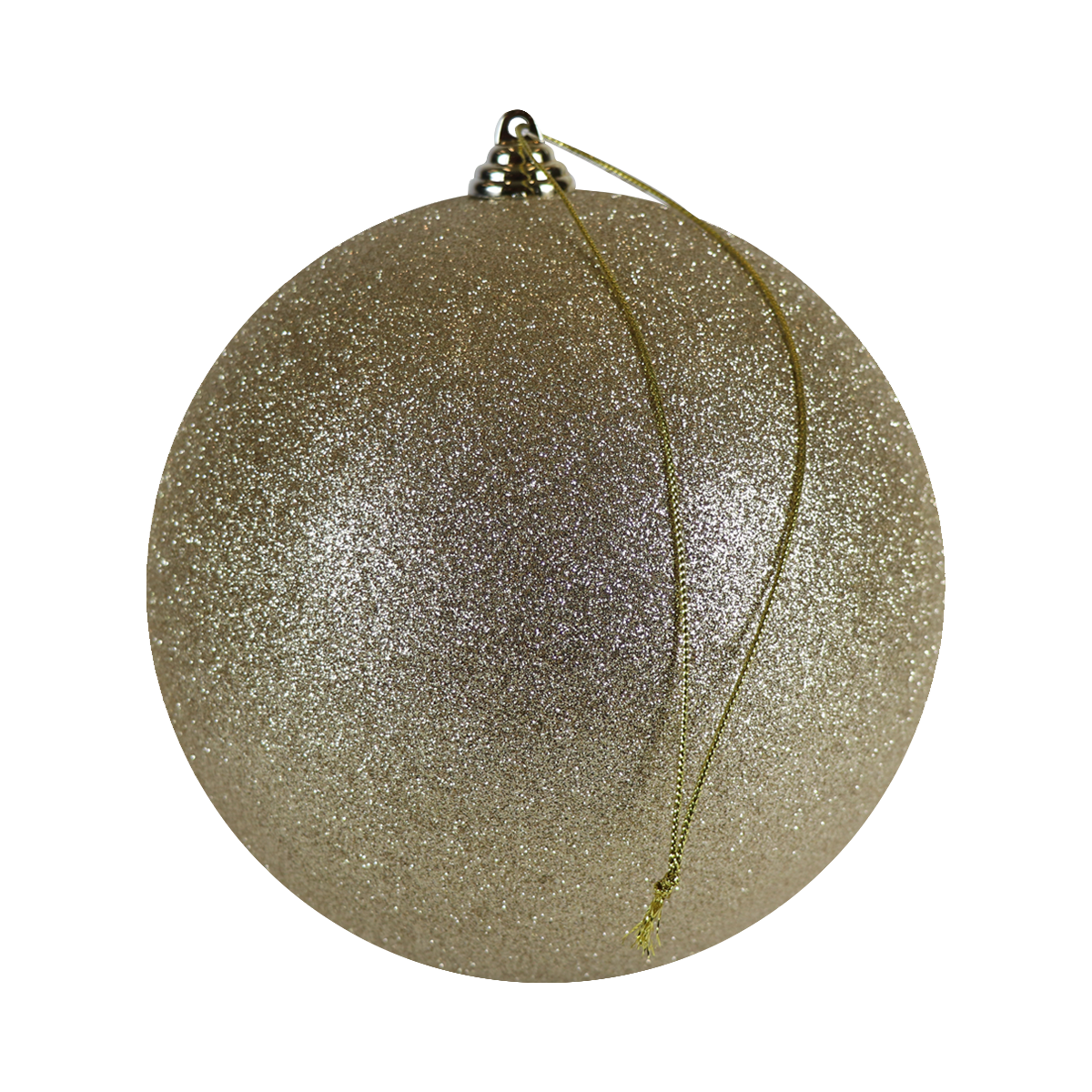 4 pack Esfera Navideña 20cm Dorado Brillante