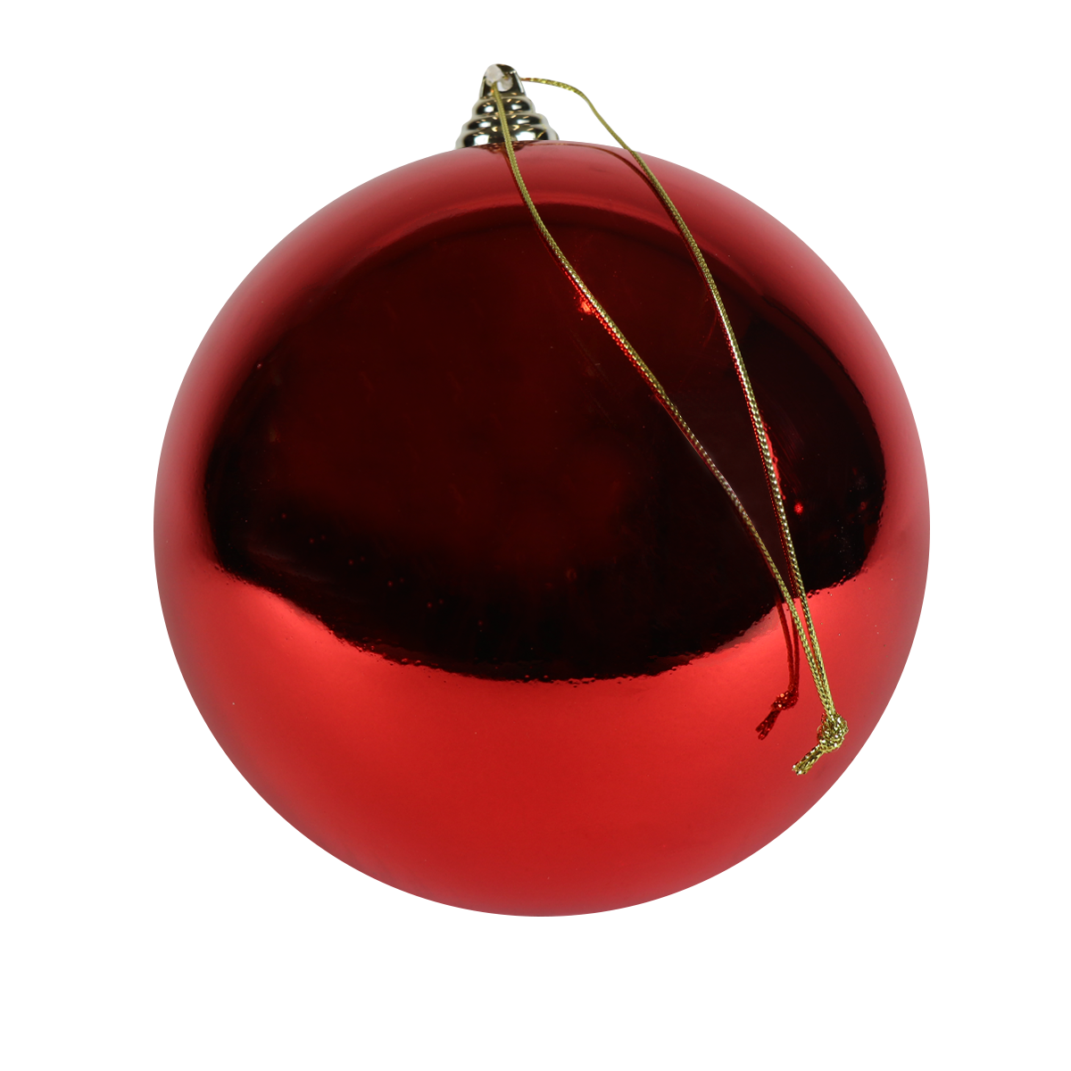 4 pack Esfera Navideña 20cm Dorado Brillante