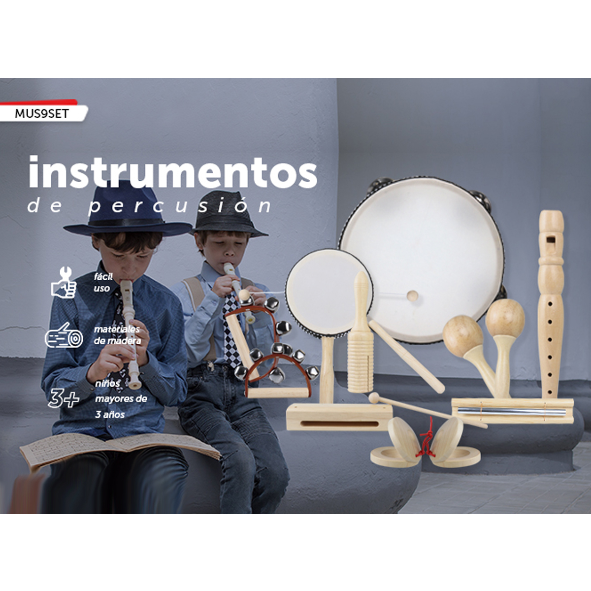 Instrumentos Musicales para Niños MUS9SET