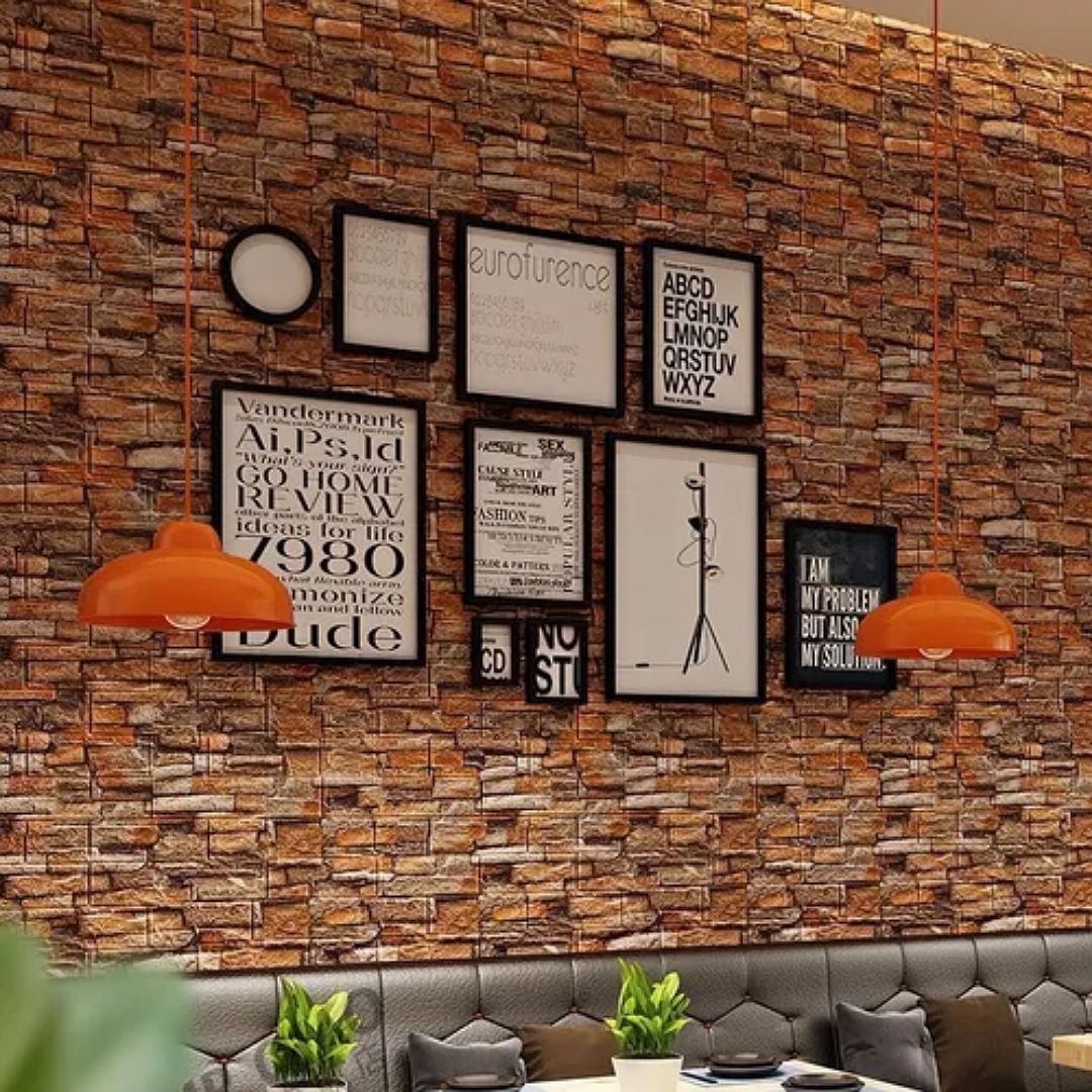 3d Pegatina Pared Patron Ladrillo Espuma Papel Tapiz 35 30cm