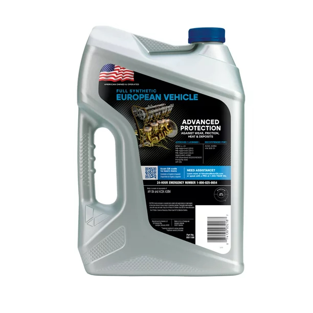 Valvoline European Vehicle Full Synthetic 5W-40 Motor Oil 5 QT
