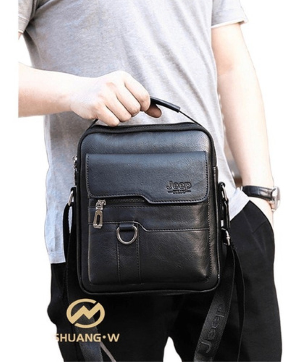 Maletin con Carteras Jeep 3 Piezas color Negro