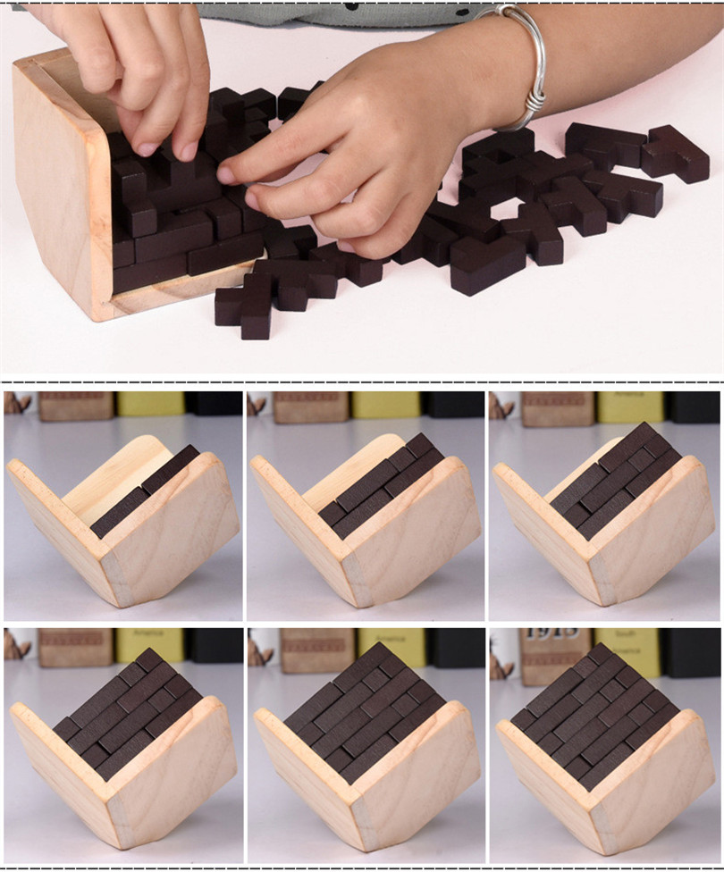 CUBO ROMPECABEZAS 3D EN FORMA DE T, JUEGO EDUCATIVO